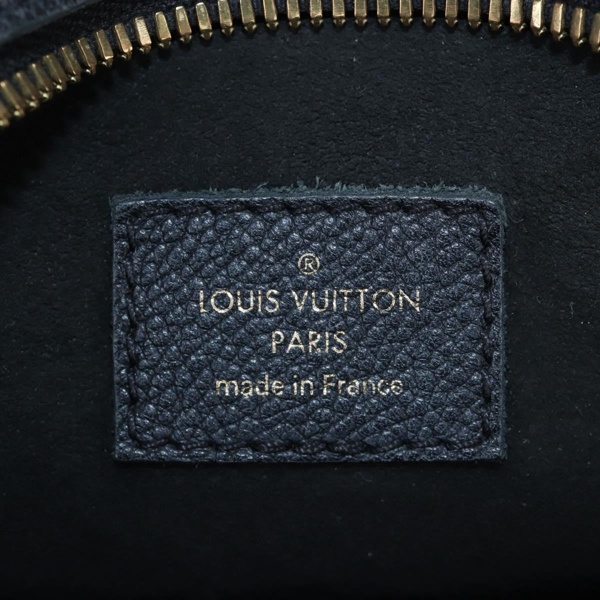 Louis Vuitton Boite Chapeau Souple Monogram Empreinte Leather Black Leather Shoulder Bag Bag (Pre-Owned)