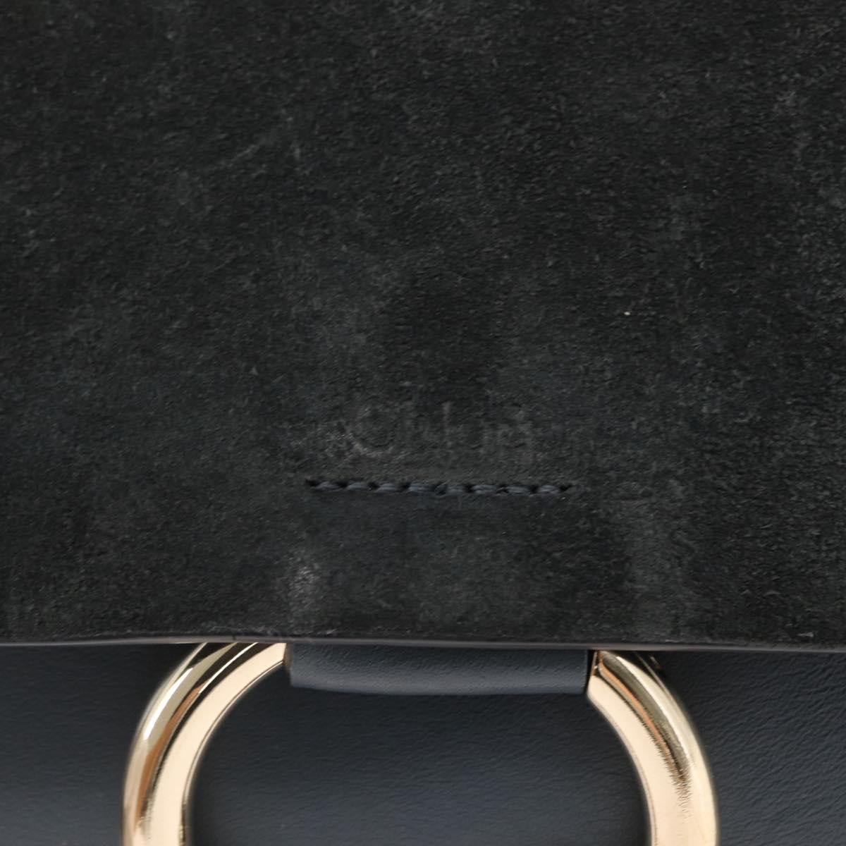 Chloe Faye Leather And Suede Green Suede Bag (Pre-Owned)