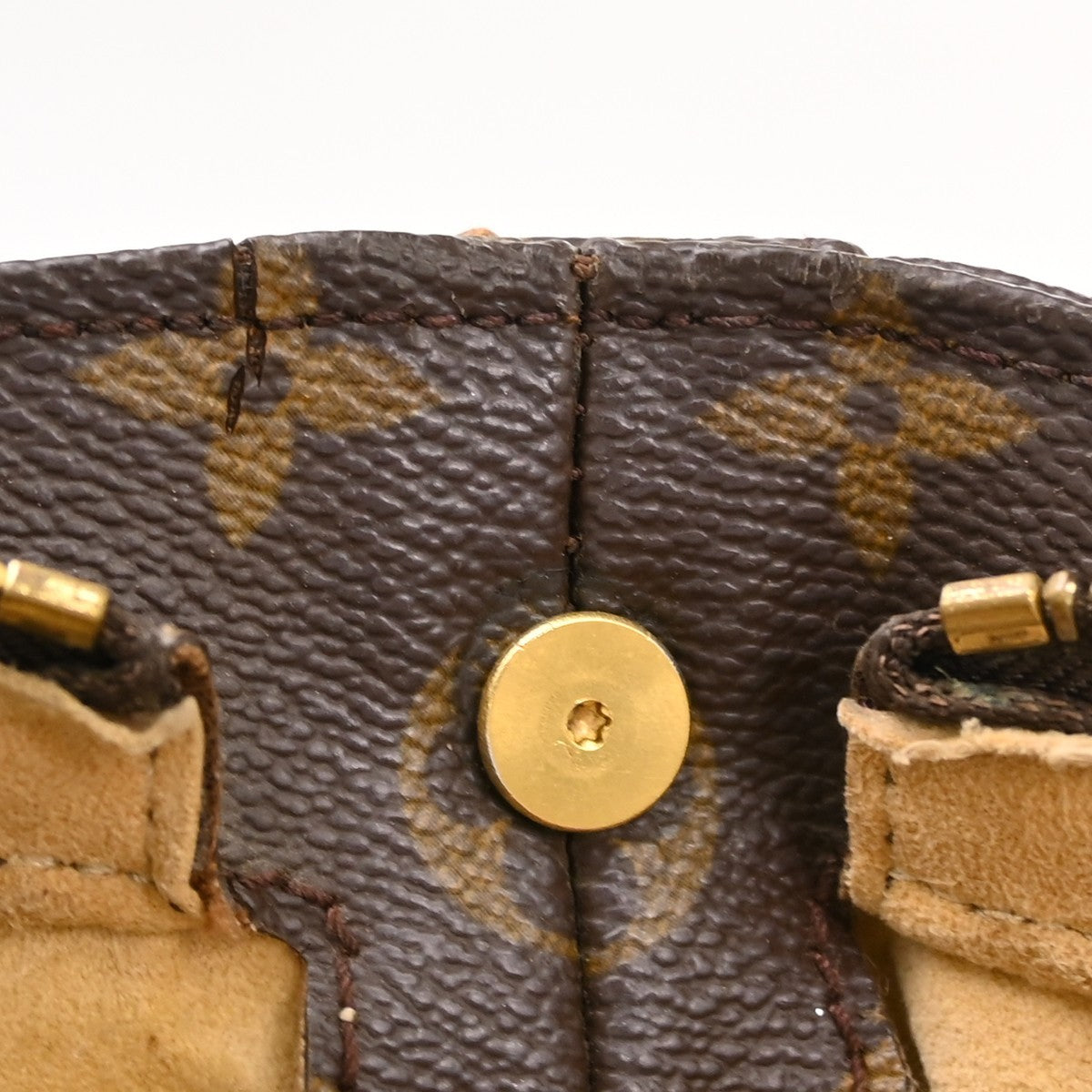 Louis Vuitton Loop Hobo Canvas Brown Canvas Shoulder Bag Bag (Pre-Owned)