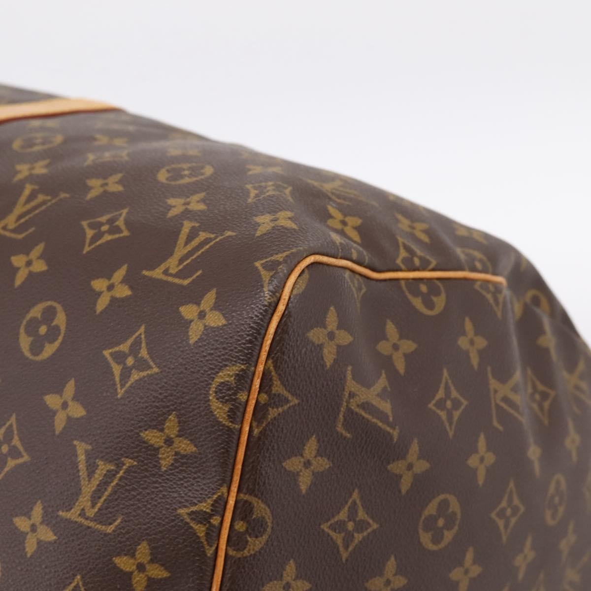 Louis Vuitton Keepall Monogram Canvas Brown Canvas Travel Bag Bag (Pre-Owned)