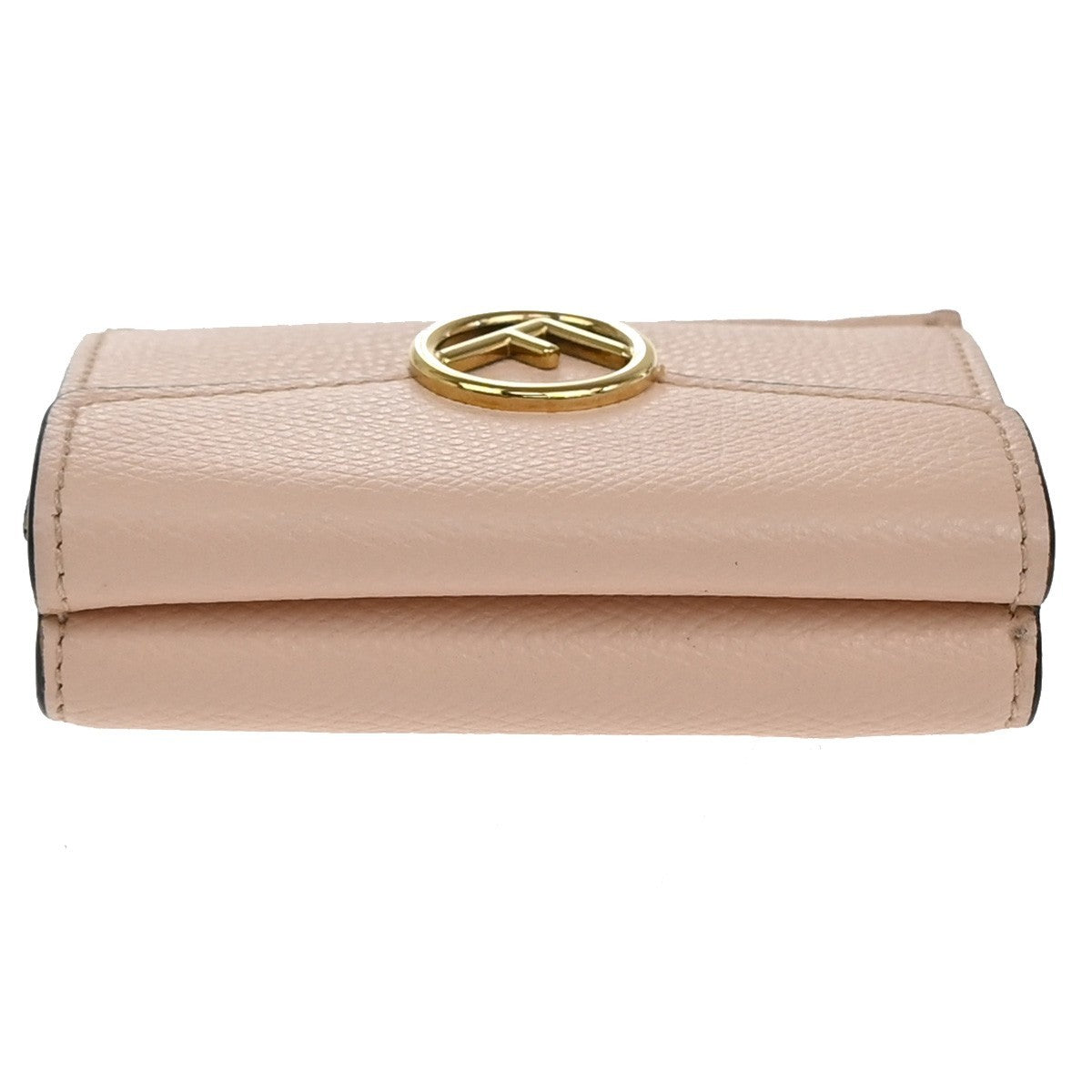 Fendi F Is Fendi Trifold Leather Pink Leather Wallets Accessory (Pre-Owned)