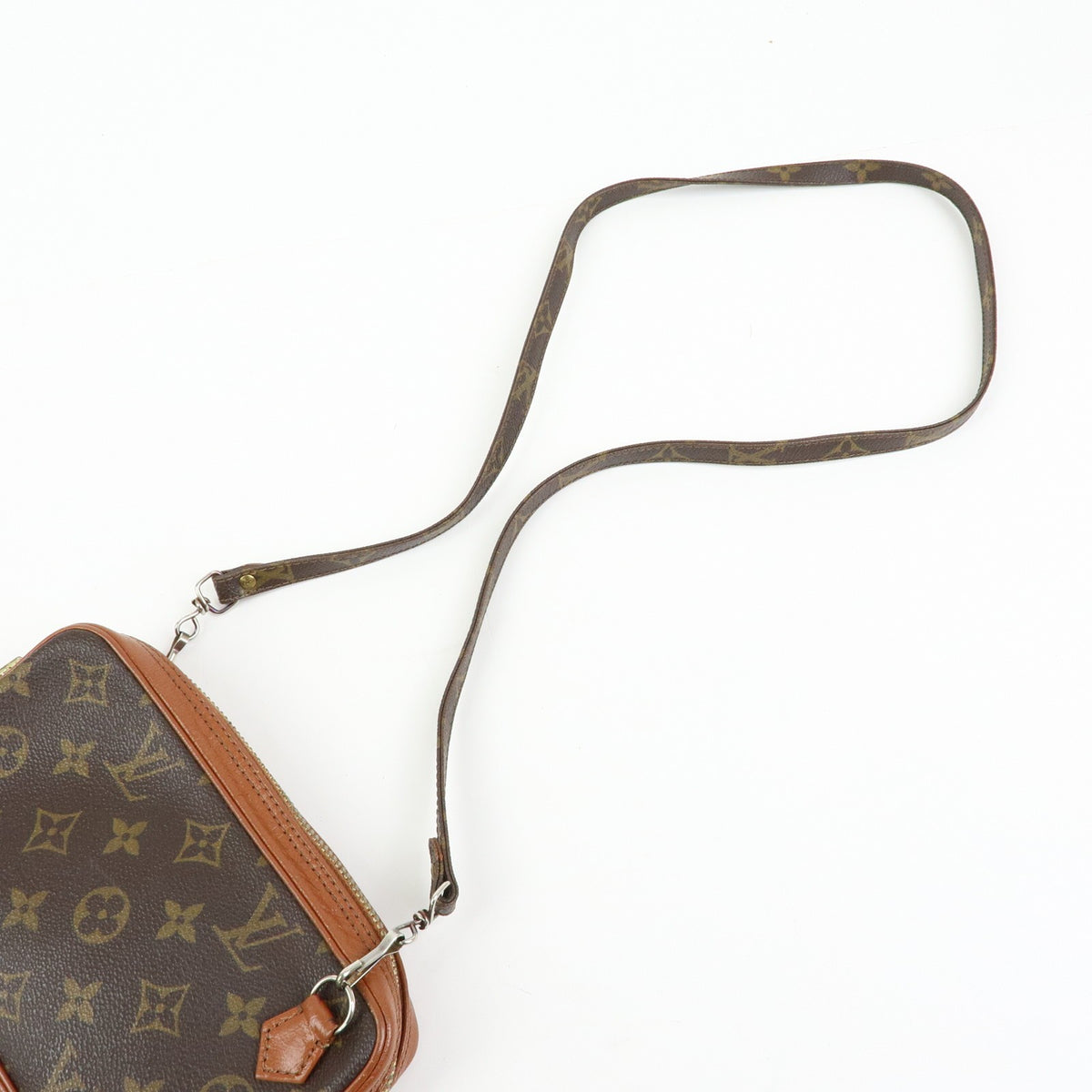 Louis Vuitton Pochette Marly Bandouliere Monogram Canvas Brown Canvas Handbag (Pre-Owned)