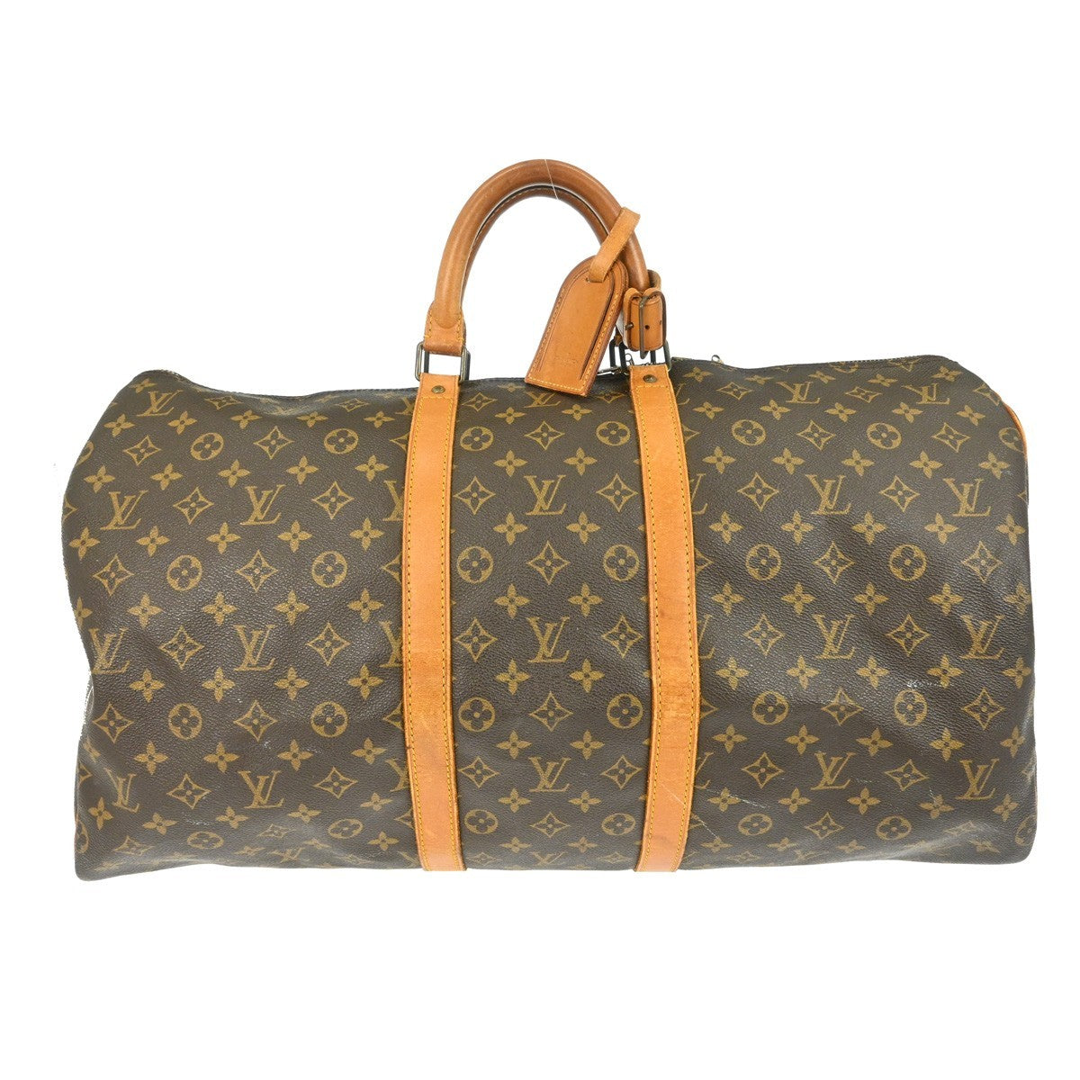 Louis Vuitton Keepall Monogram Canvas Brown Canvas Travel Bag Bag (Pre-Owned)