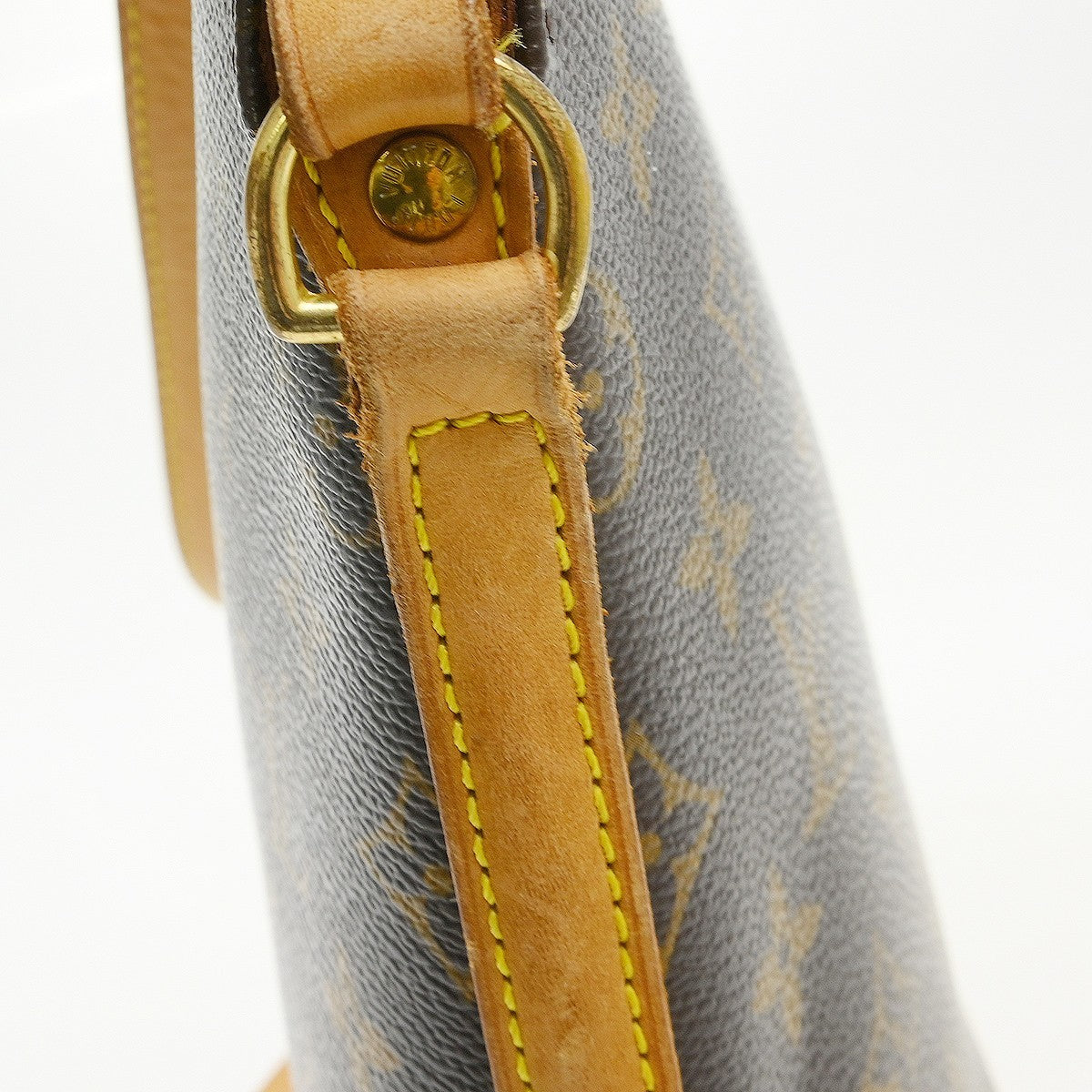 Louis Vuitton Drouot Monogram Canvas Brown Canvas Handbag (Pre-Owned)