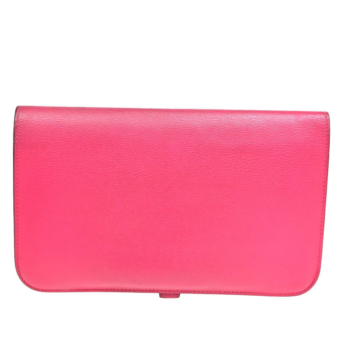 Hermes Dogon Duo Combined Leather Pink Leather Wallets Accessory (Pre-Owned)