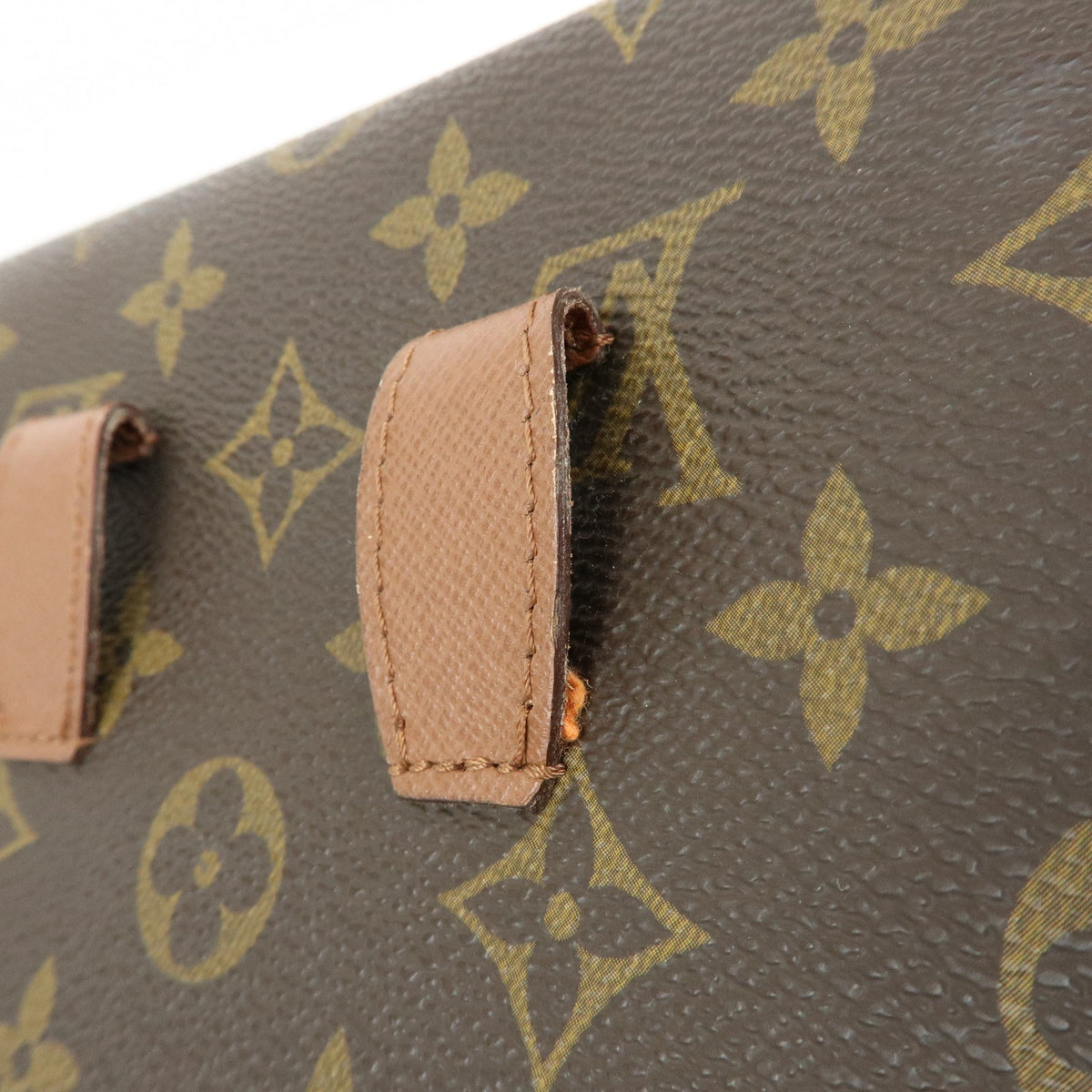 Louis Vuitton Pochette Arche Waist Monogram Canvas Brown Canvas Handbag (Pre-Owned)