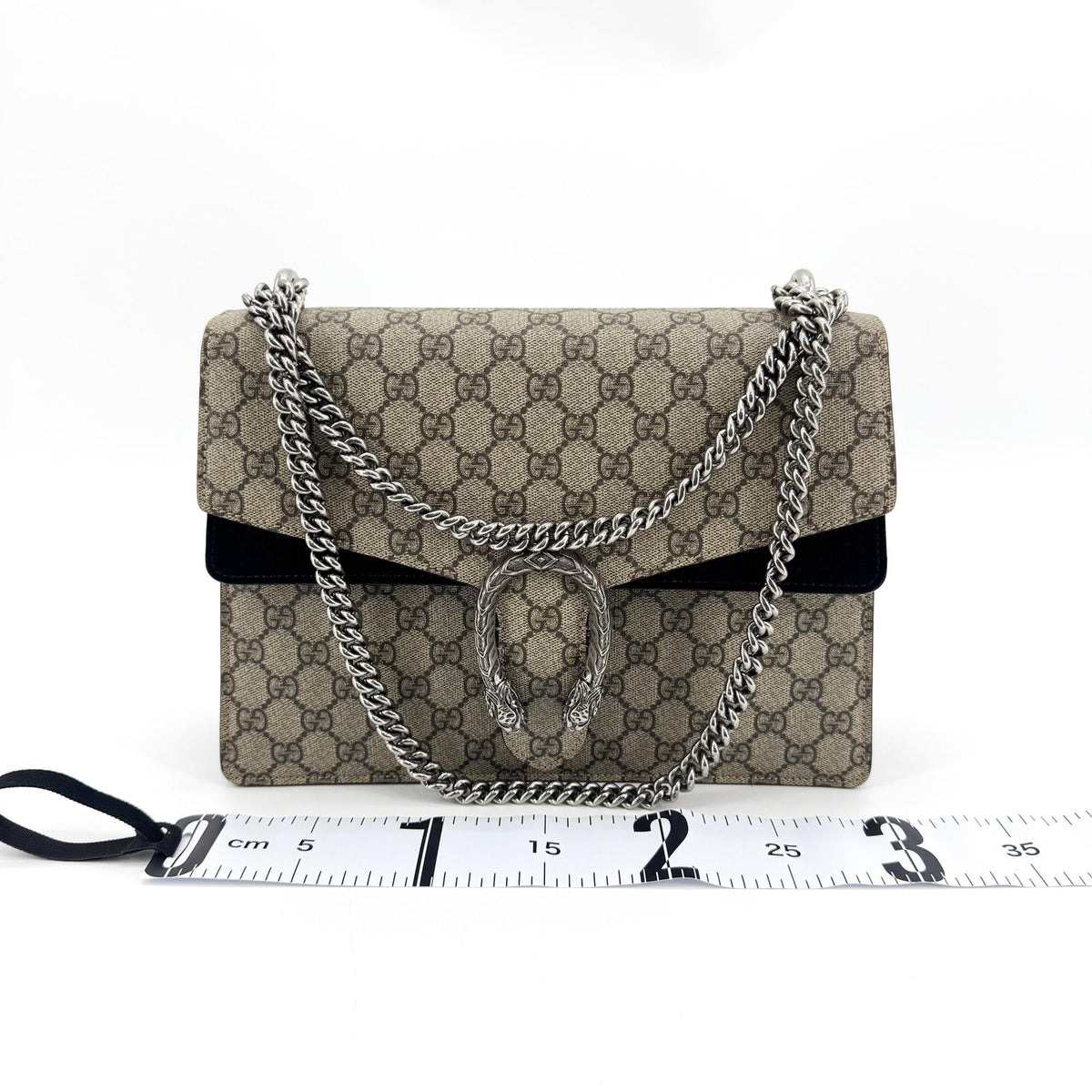 Gucci Dionysus Gg Coated Canvas Beige Canvas Shoulder Bag Bag (Pre-Owned)