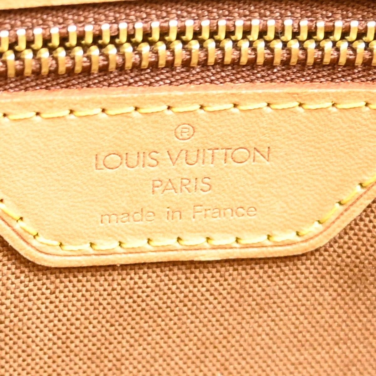Louis Vuitton Vavin Monogram Empreinte Leather Brown Canvas Handbag (Pre-Owned)