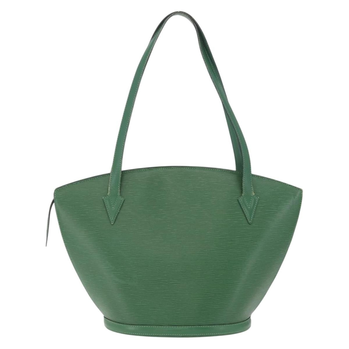 Louis Vuitton Saint Jacques Epi Leather Green Leather Handbag (Pre-Owned)