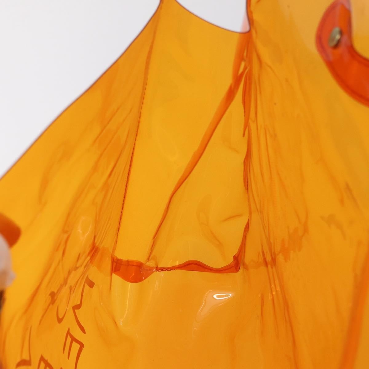 Hermes Kelly Souvenir Vinyl Orange Plastic Handbag (Pre-Owned)