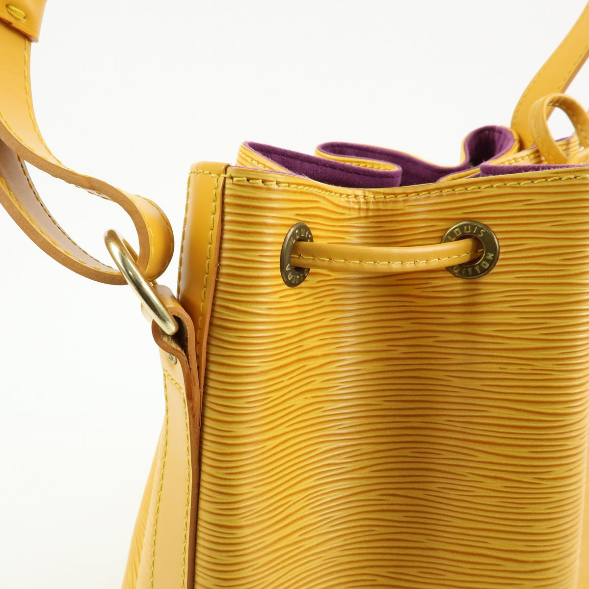 Louis Vuitton Noe Epi Leather Yellow Leather Shoulder Bag Bag (Pre-Owned)