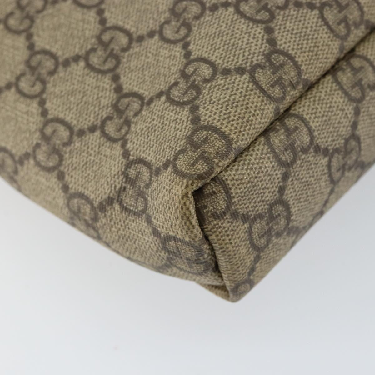 Gucci Flap Messenger Gg Coated Canvas Beige Pvc Shoulder Bag Bag (Pre-Owned)