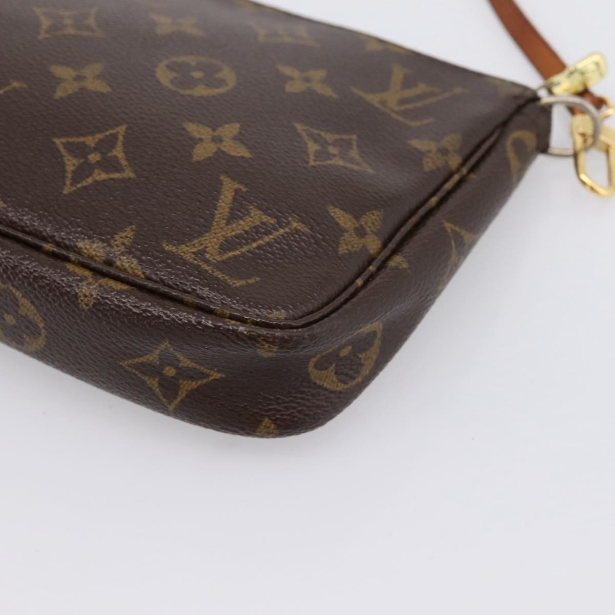Louis Vuitton Pochette Accessoires Nm Monogram Canvas Brown Canvas Clutche & Pouche Bag (Pre-Owned)