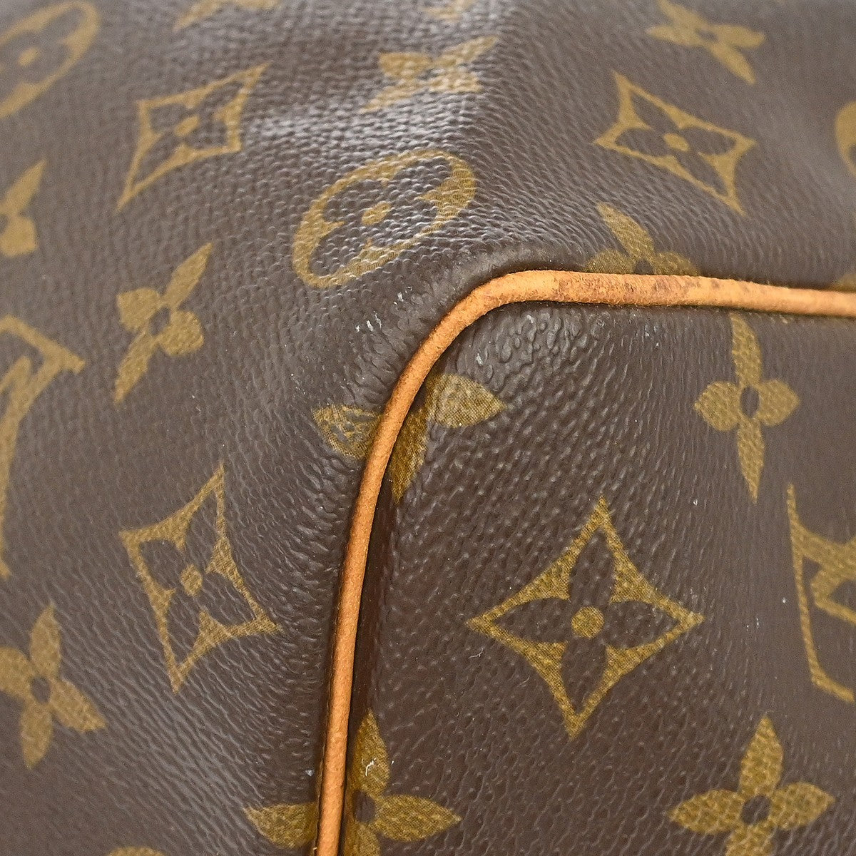 Louis Vuitton Keepall Monogram Canvas Brown Canvas Travel Bag Bag (Pre-Owned)