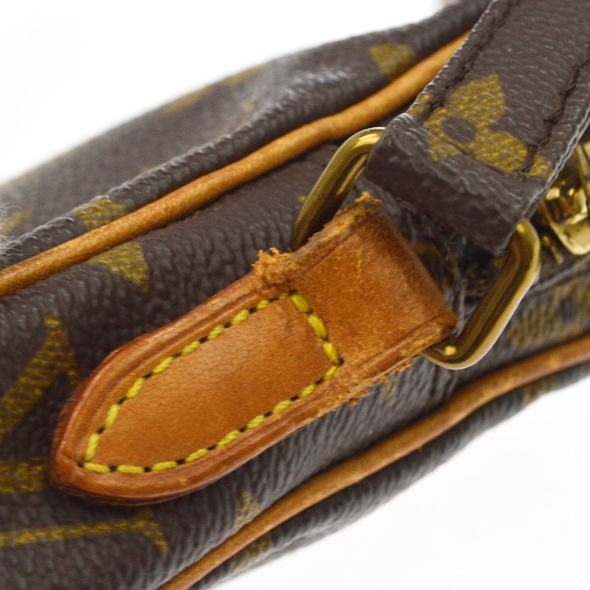 Louis Vuitton Danube Monogram Canvas Brown Canvas Handbag (Pre-Owned)
