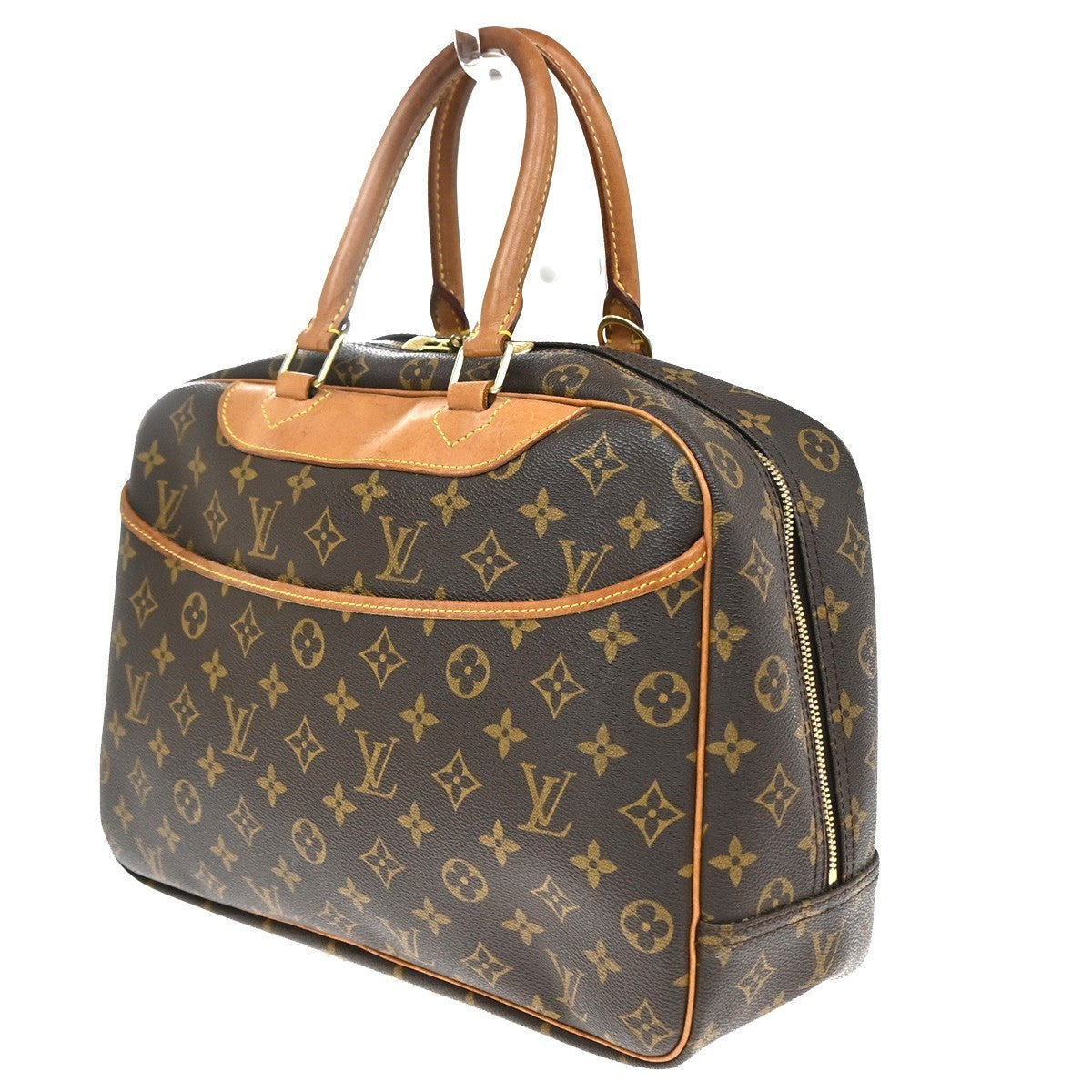 Louis Vuitton Trouville Monogram Canvas Brown Canvas Handbag (Pre-Owned)