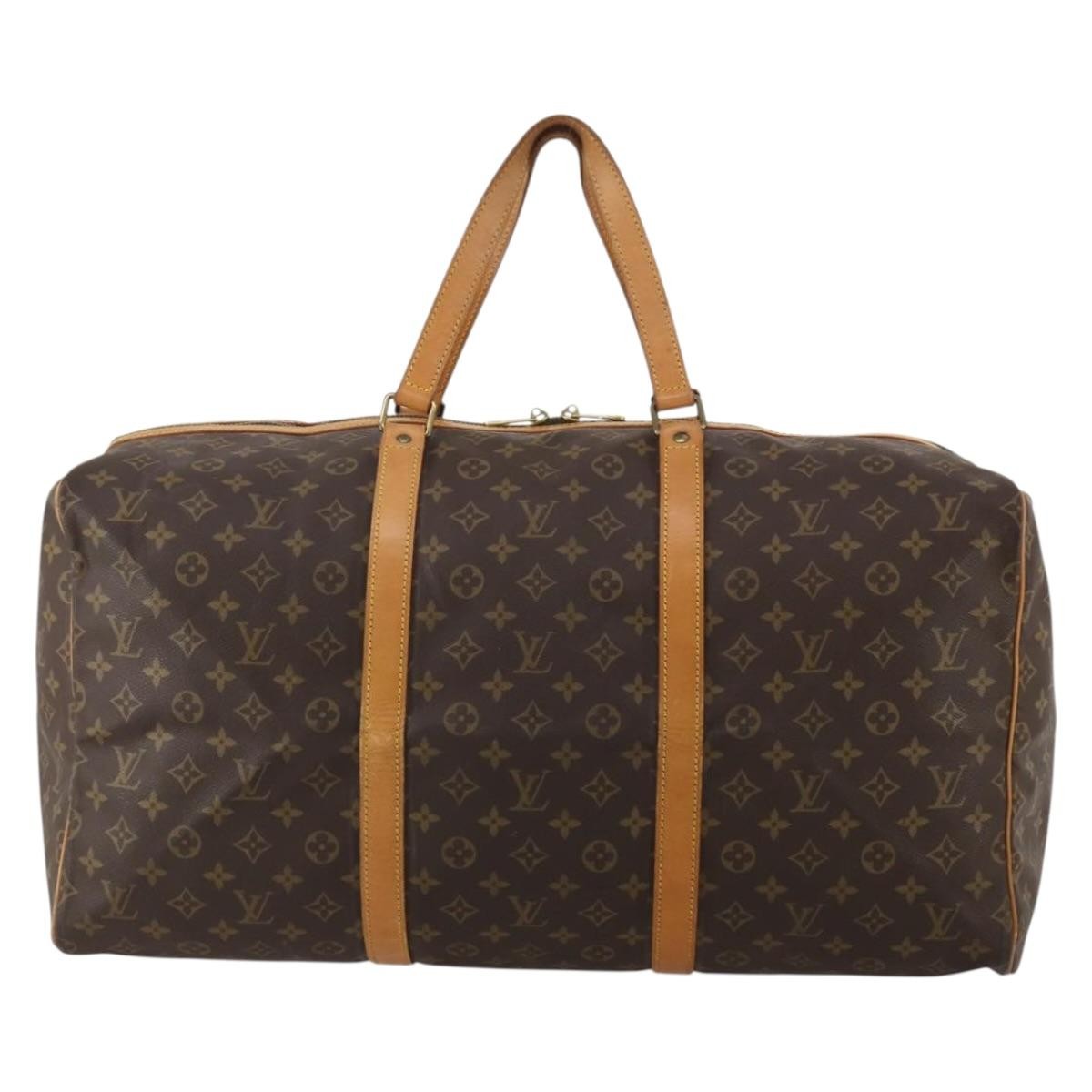 Louis Vuitton Sac Souple Monogram Brown Canvas Handbag (Pre-Owned)