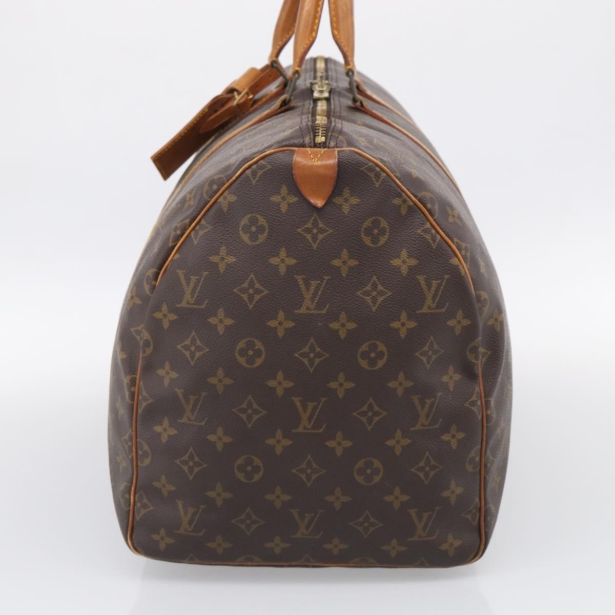Louis Vuitton Keepall Monogram Canvas Brown Canvas Travel Bag Bag (Pre-Owned)