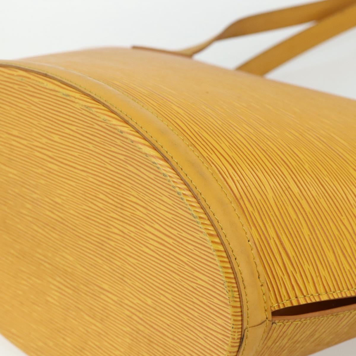 Louis Vuitton Saint Jacques Epi Leather Yellow Leather Shoulder Bag Bag (Pre-Owned)