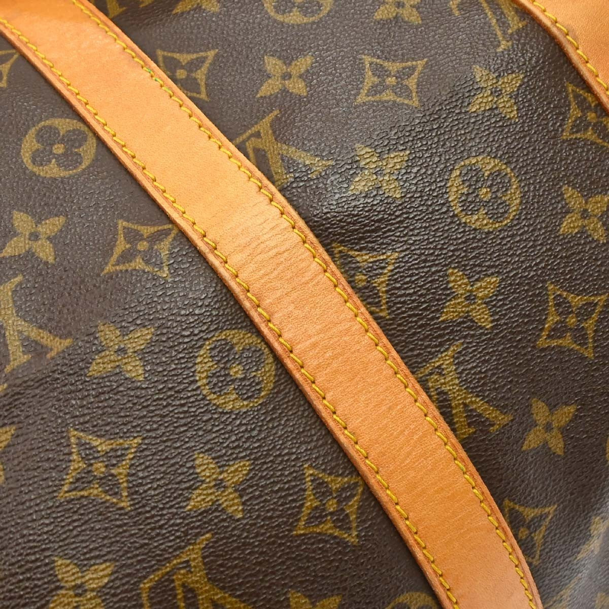 Louis Vuitton Keepall Monogram Brown Canvas Travel Bag Bag (Pre-Owned)