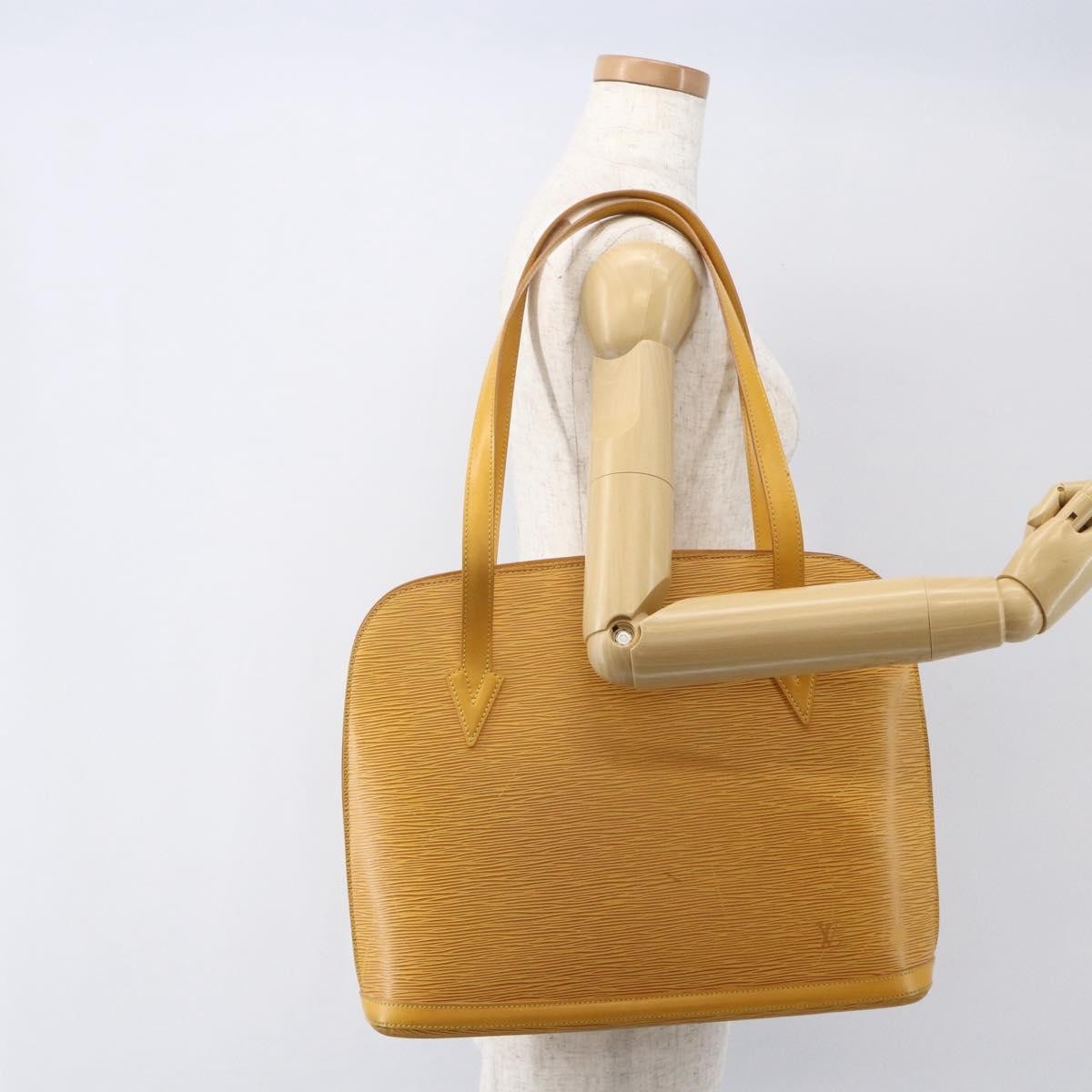 Louis Vuitton Lussac Epi Leather Yellow Leather Shoulder Bag Bag (Pre-Owned)