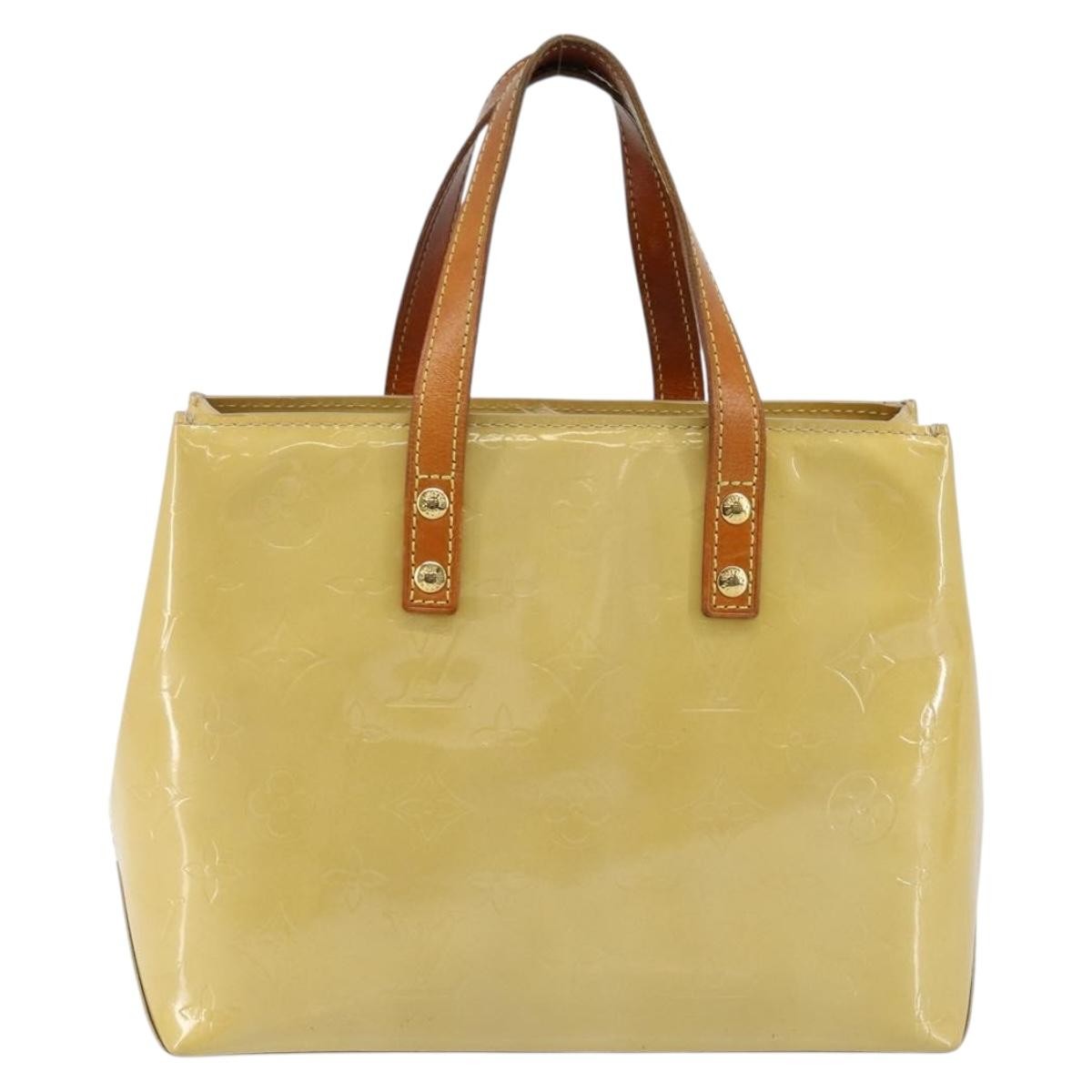 Louis Vuitton Reade Monogram Vernis Beige Patent_Leather Bag (Pre-Owned)
