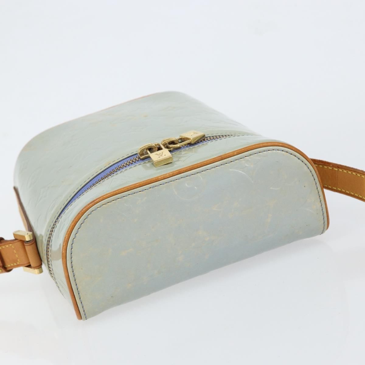 Louis Vuitton Sullivan Monogram Vernis Gray Patent_Leather Shoulder Bag Bag (Pre-Owned)