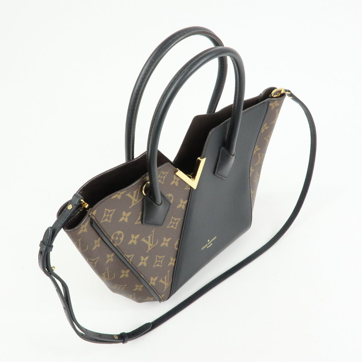 Louis Vuitton Kimono Monogram Canvas And Leather Brown Canvas Handbag (Pre-Owned)