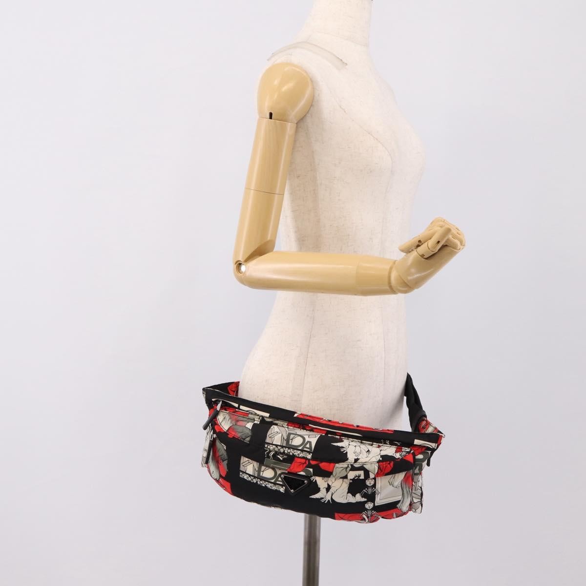 Prada Zip Waist Printed Tessuto Multicolour Nylon Handbag (Pre-Owned)