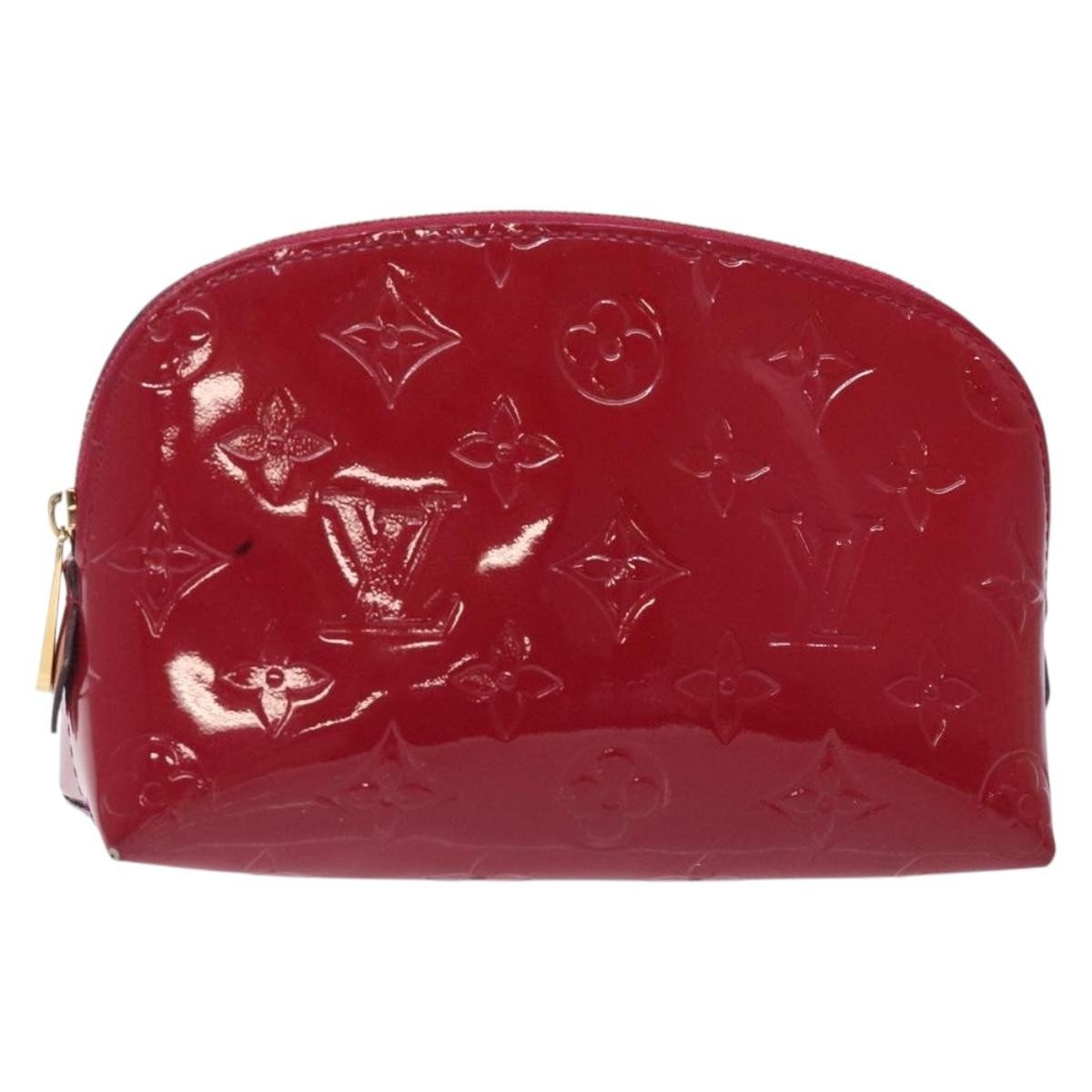 Louis Vuitton Cosmetic Monogram Vernis Pink Patent_Leather Clutche & Pouche Bag (Pre-Owned)