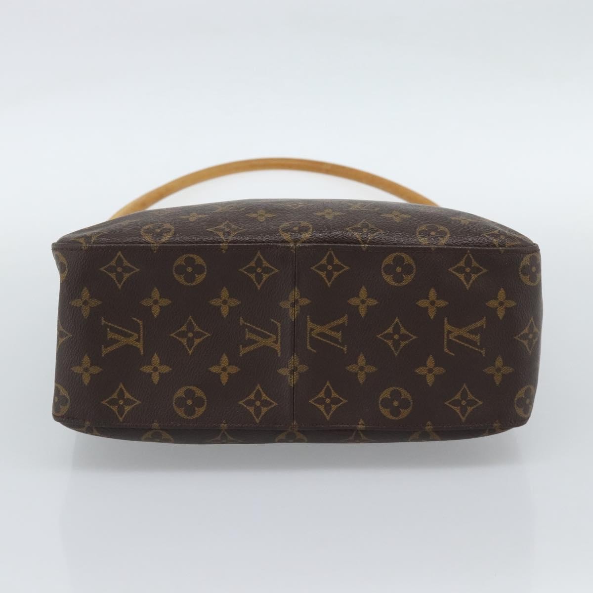 Louis Vuitton Looping Monogram Canvas Brown Canvas Handbag (Pre-Owned)