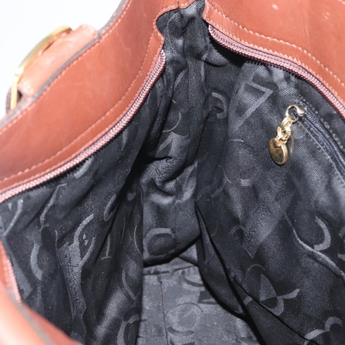 Salvatore Ferragamo Vara Tote Canvas Brown Canvas Tote Bag Bag (Pre-Owned)