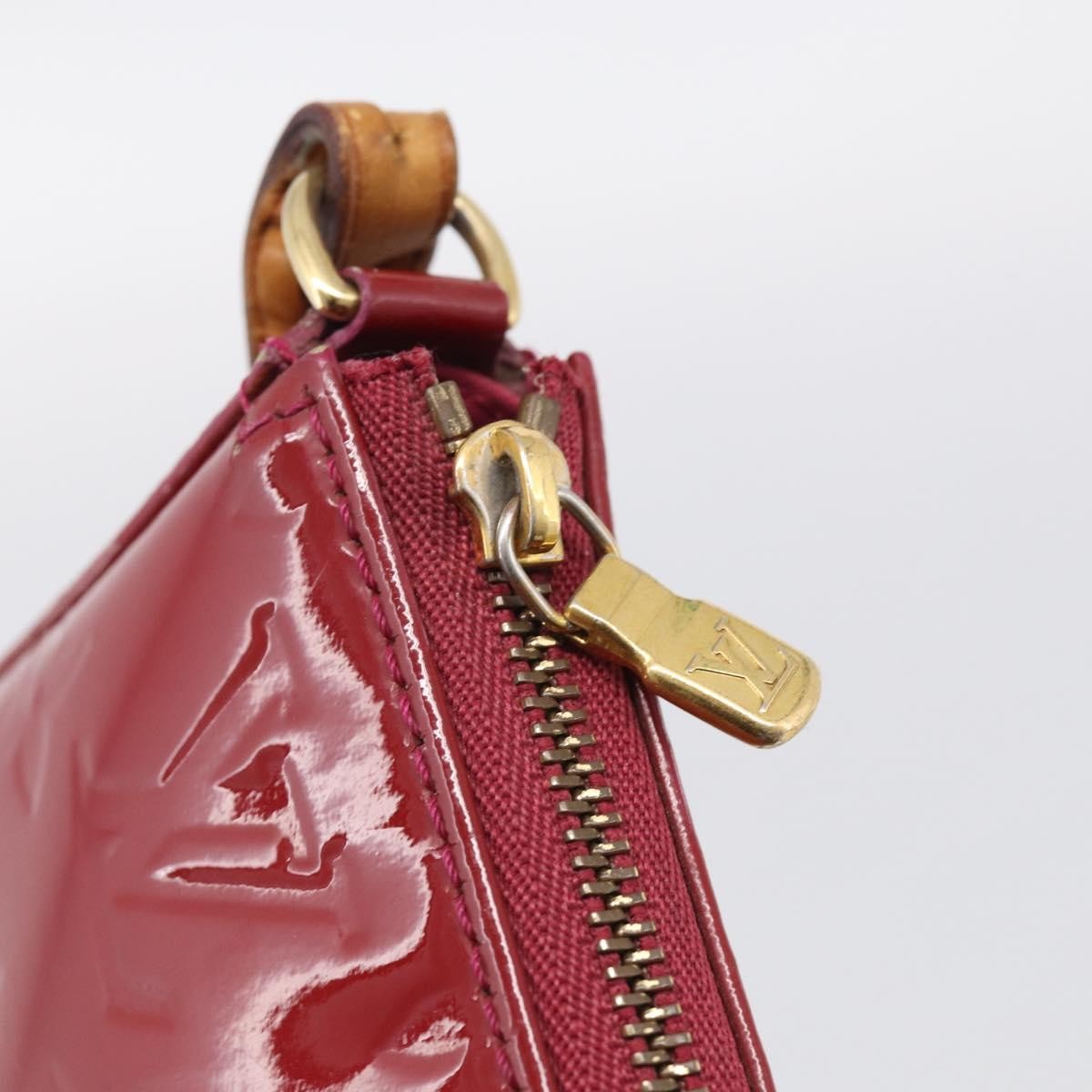 Louis Vuitton Pochette Accessoires Nm Monogram Vernis Pink Patent_Leather Clutche & Pouche Bag (Pre-Owned)