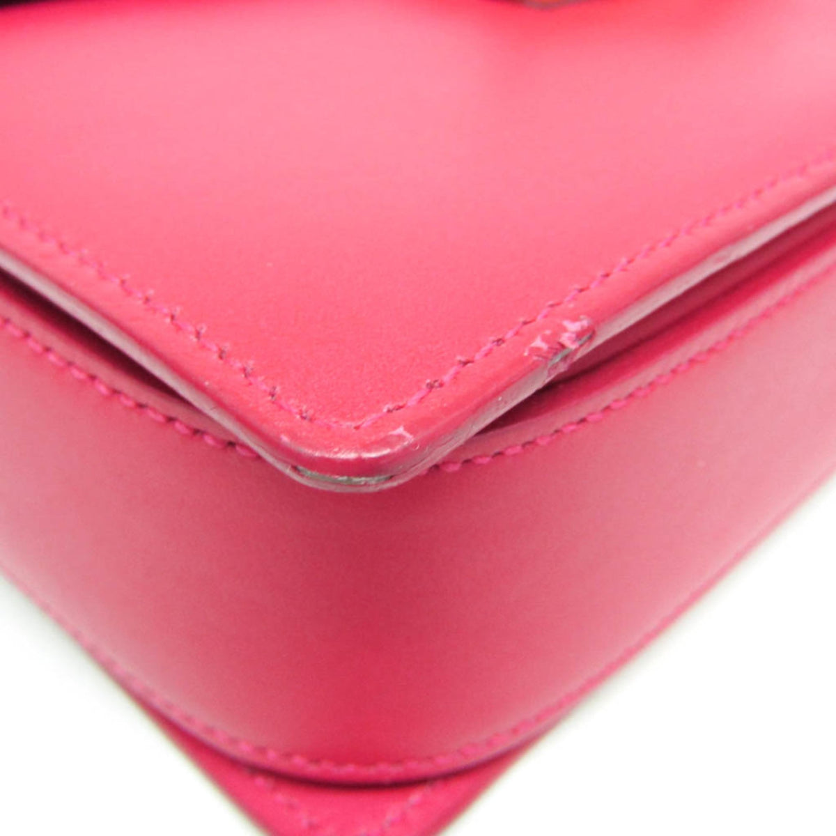 Saint Laurent Vintage Leather Pink Leather Shoulder Bag Bag (Pre-Owned)
