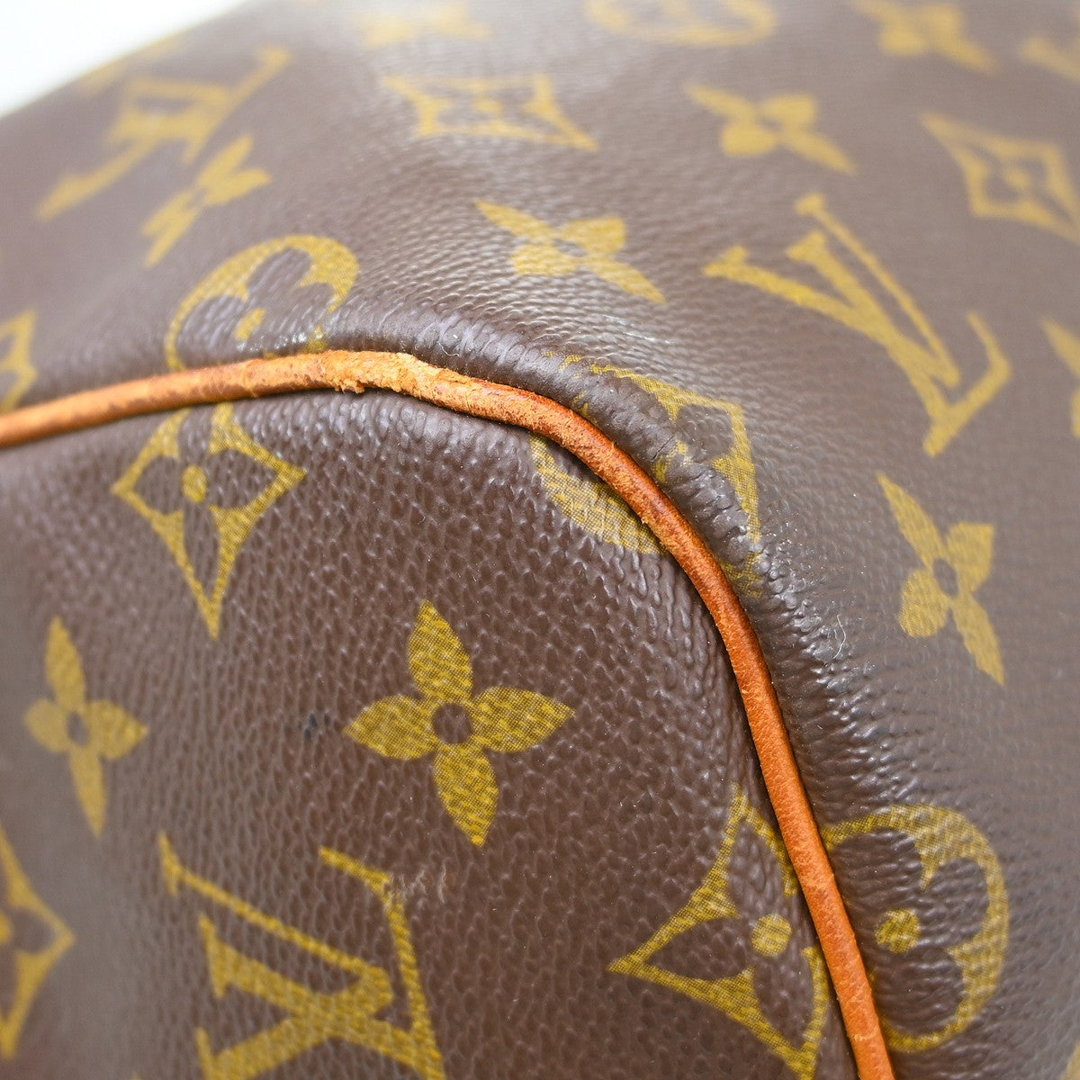 Louis Vuitton Keepall Monogram Canvas Brown Canvas Travel Bag Bag (Pre-Owned)