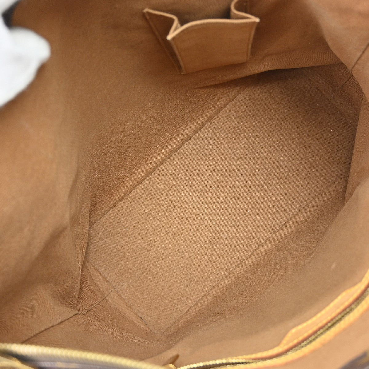 Louis Vuitton Cabas Mezzo Monogram Canvas Brown Canvas Shoulder Bag Bag (Pre-Owned)