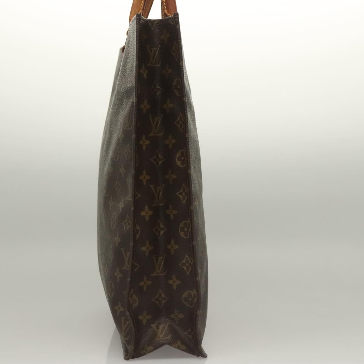 Louis Vuitton Vintage Sac Plat Monogram Canvas Brown Canvas Handbag (Pre-Owned)
