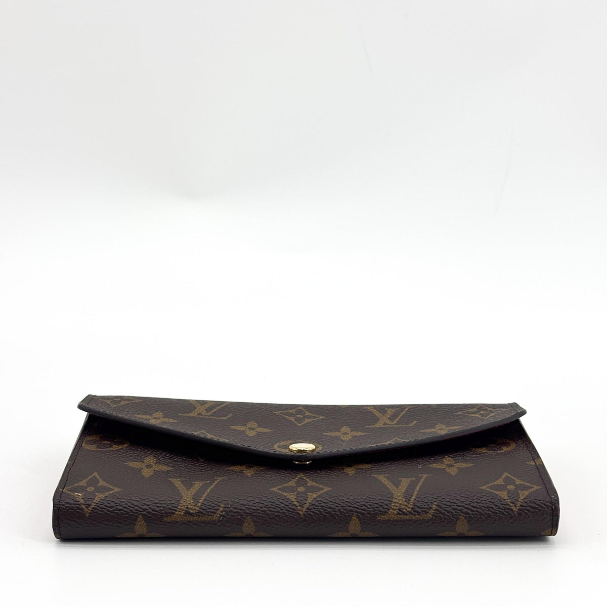 Louis Vuitton Jeanne Monogram Canvas Brown Canvas Wallets Accessory (Pre-Owned)