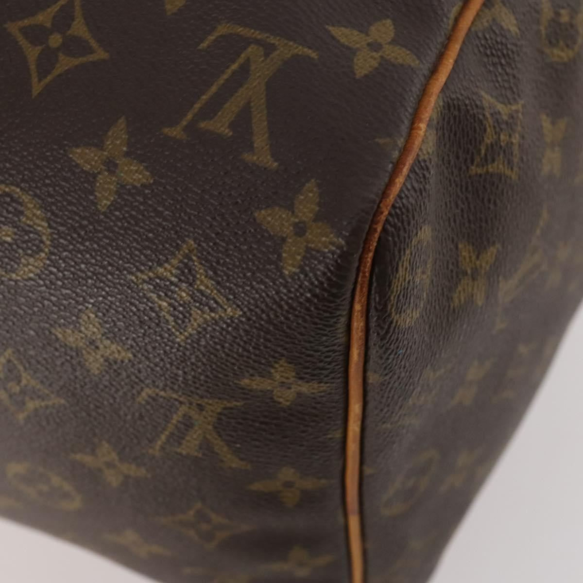 Louis Vuitton Keepall Monogram Canvas Brown Canvas Handbag (Pre-Owned)