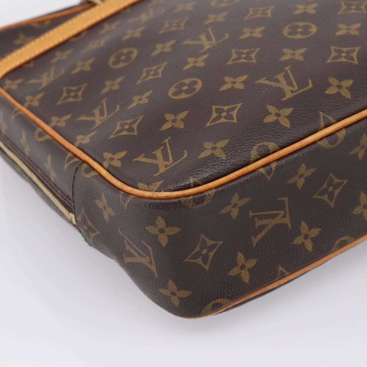 Louis Vuitton Porte-Documents Pegase Monogram Canvas Brown Canvas Handbag (Pre-Owned)