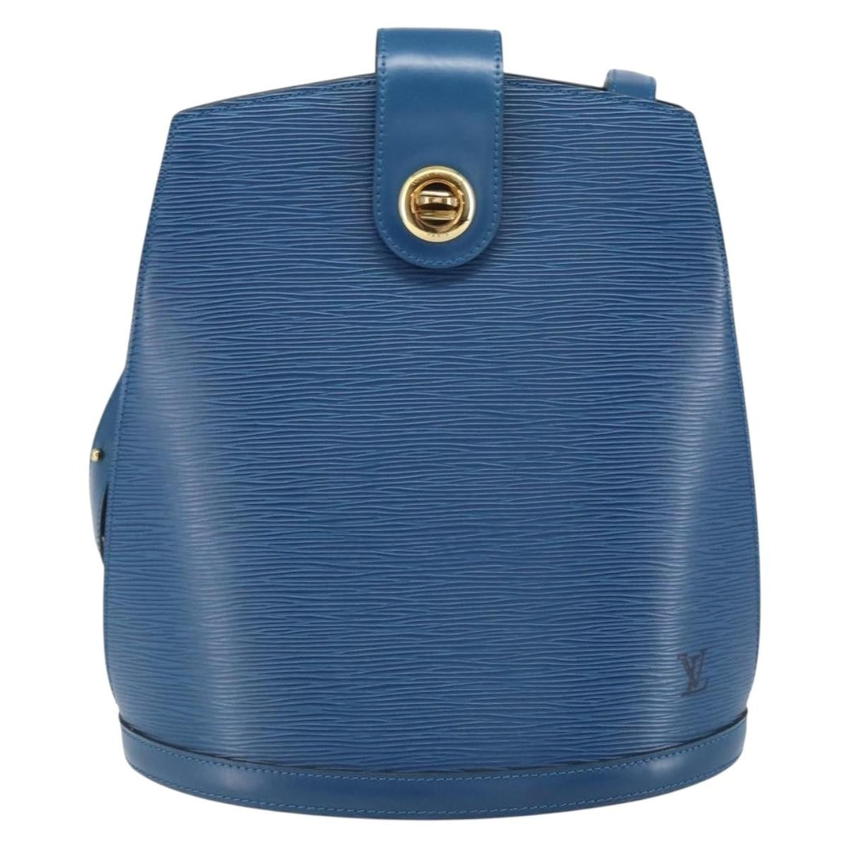 Louis Vuitton Cluny Epi Leather Blue Leather Shoulder Bag Bag (Pre-Owned)