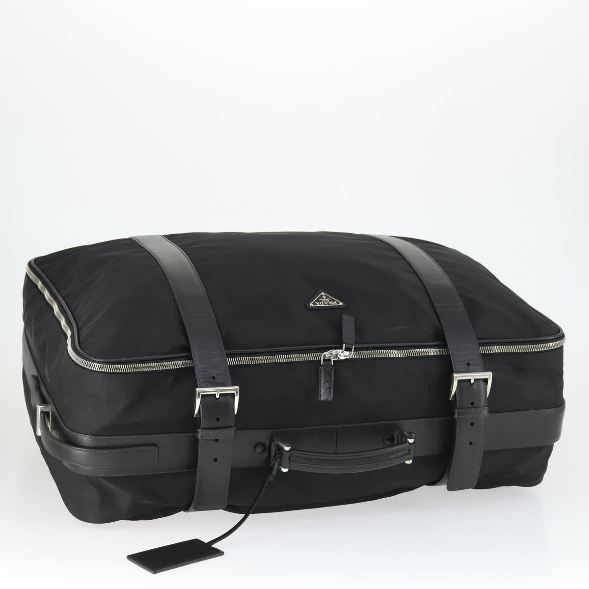 Prada Suitcase Re-Nylon And Saffiano Re-Nylon And Saffiano Black Nylon Travel Bag Bag (Pre-Owned)