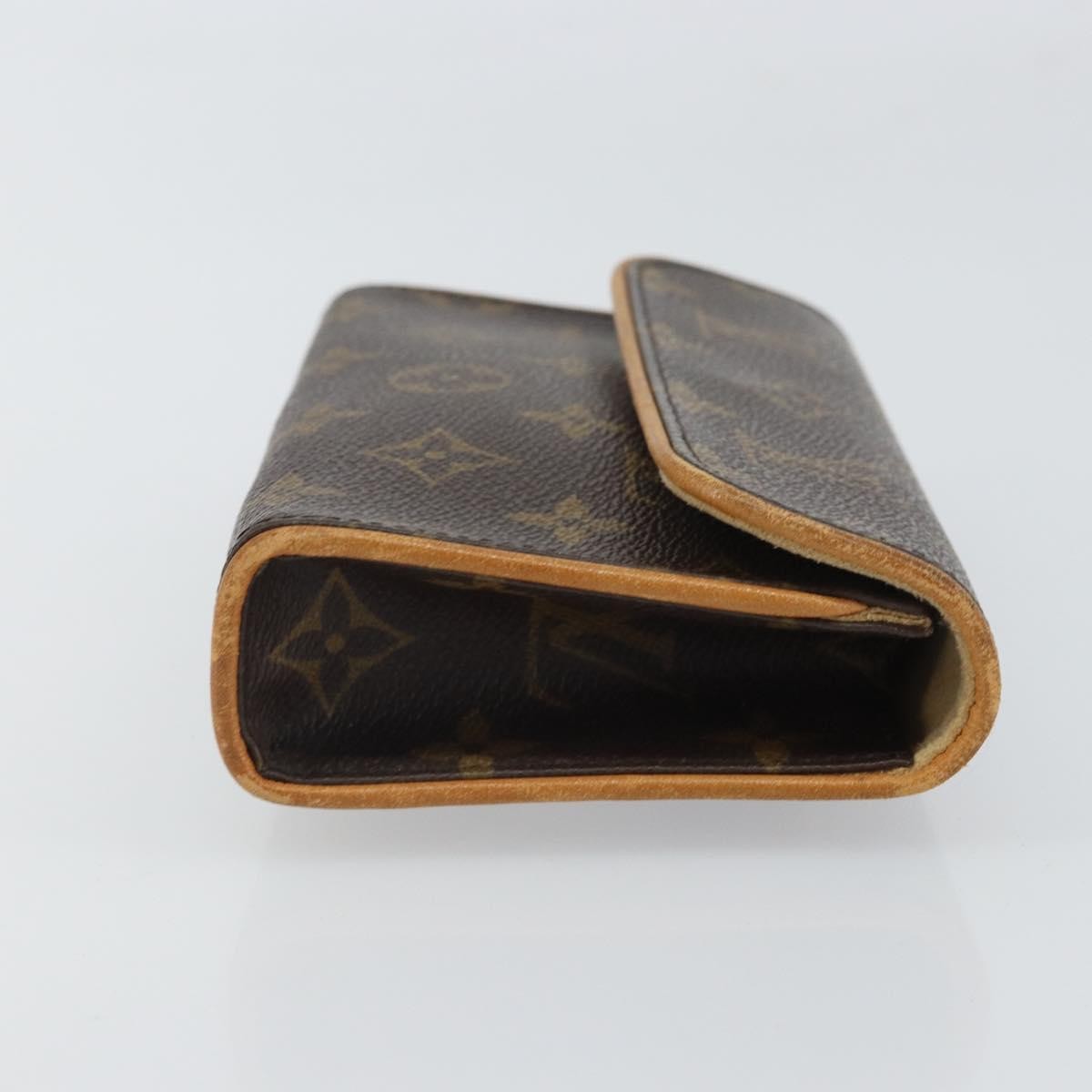 Louis Vuitton Florentine Waist Monogram Canvas Brown Canvas Clutche & Pouche Bag (Pre-Owned)