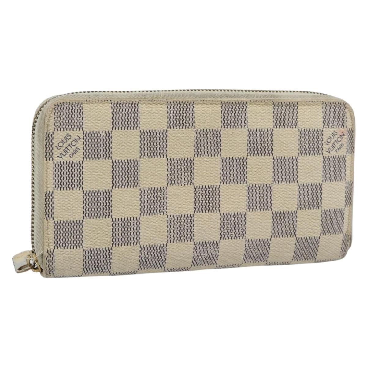 Louis Vuitton Zippy Organizer Damier Ebene Beige Canvas Wallets Accessory (Pre-Owned)