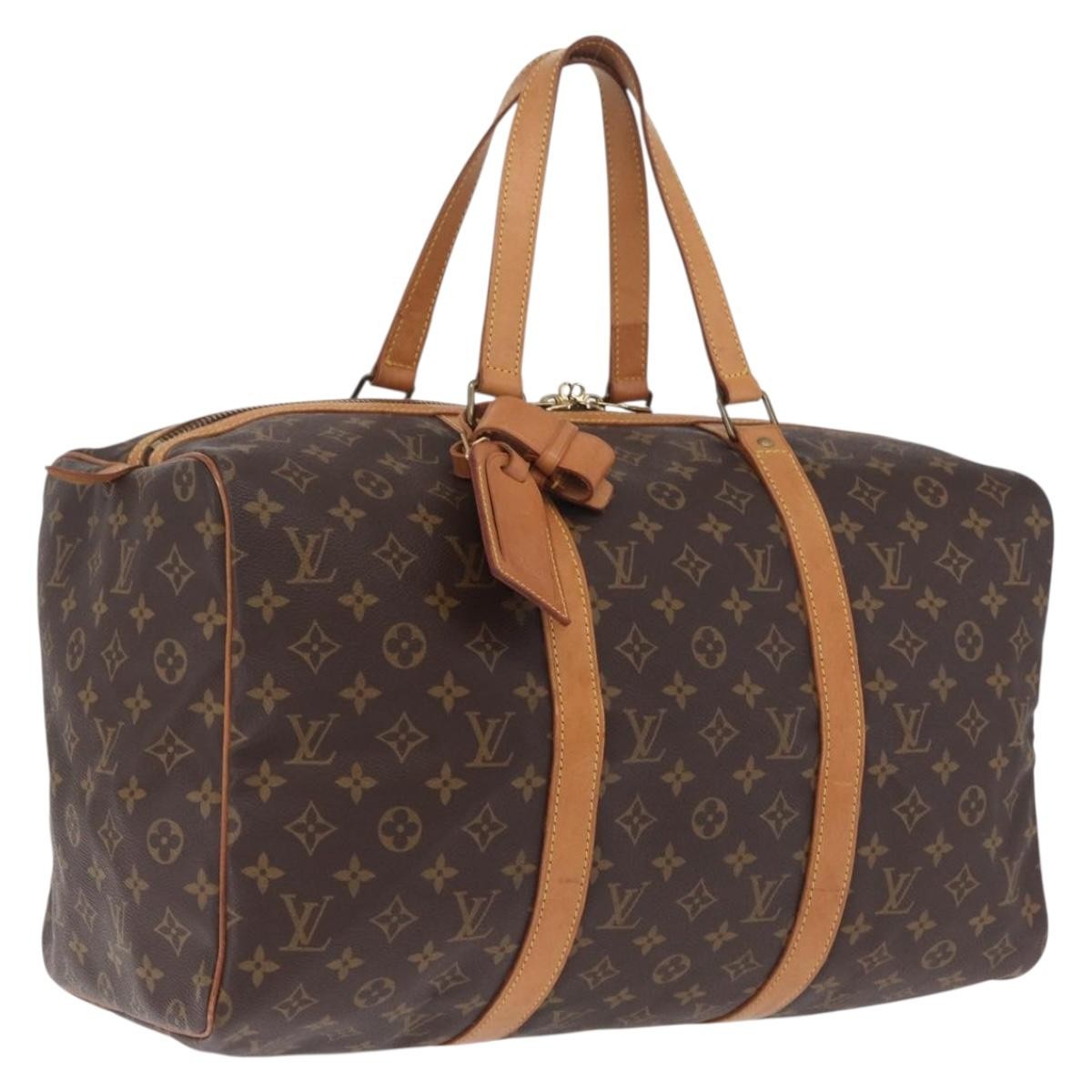 Louis Vuitton Sac Souple Monogram Canvas Brown Canvas Handbag (Pre-Owned)