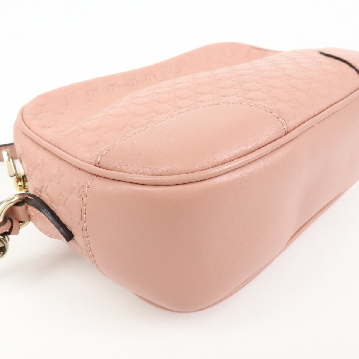 Gucci Bree Disco Microguccissima Leather Pink Leather Crossbody Bag Bag (Pre-Owned)
