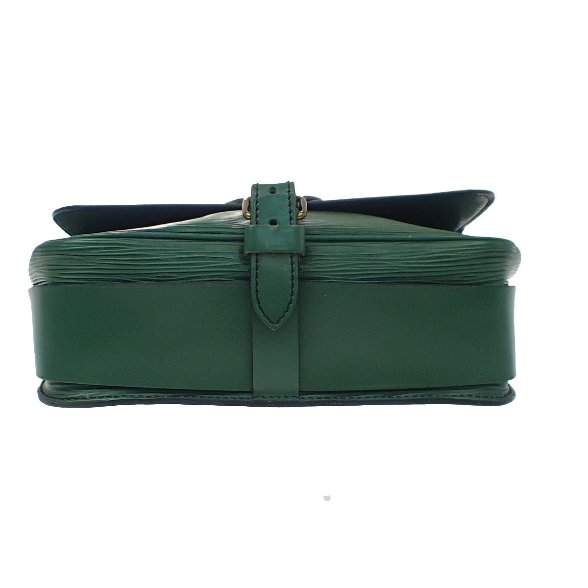 Louis Vuitton Cartouchiere Epi Leather Green Leather Handbag (Pre-Owned)