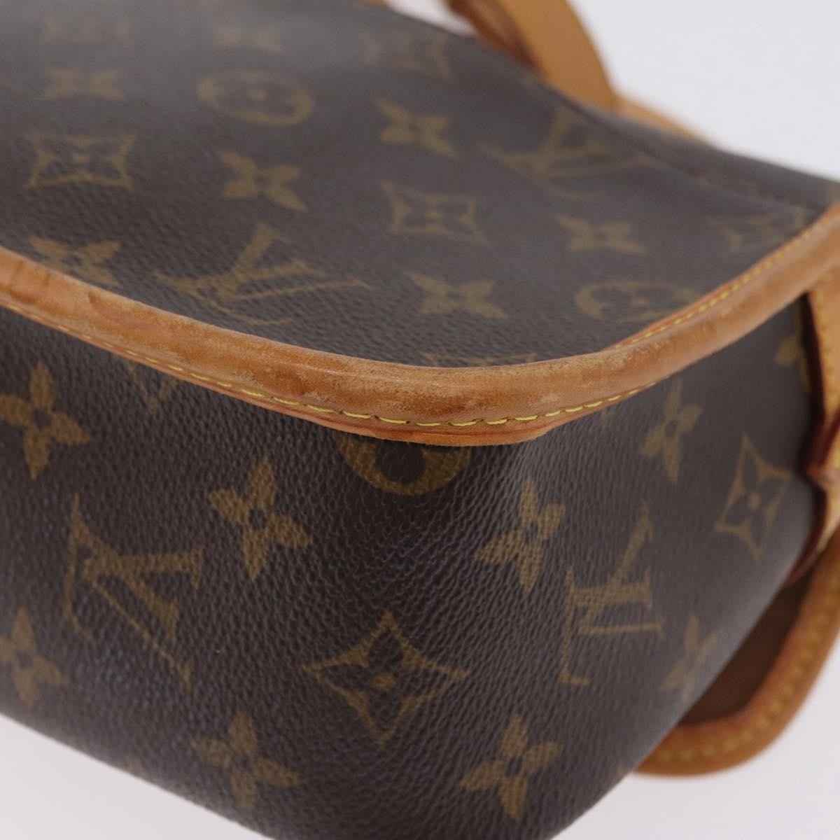 Louis Vuitton Sologne Monogram Canvas Brown Canvas Handbag (Pre-Owned)
