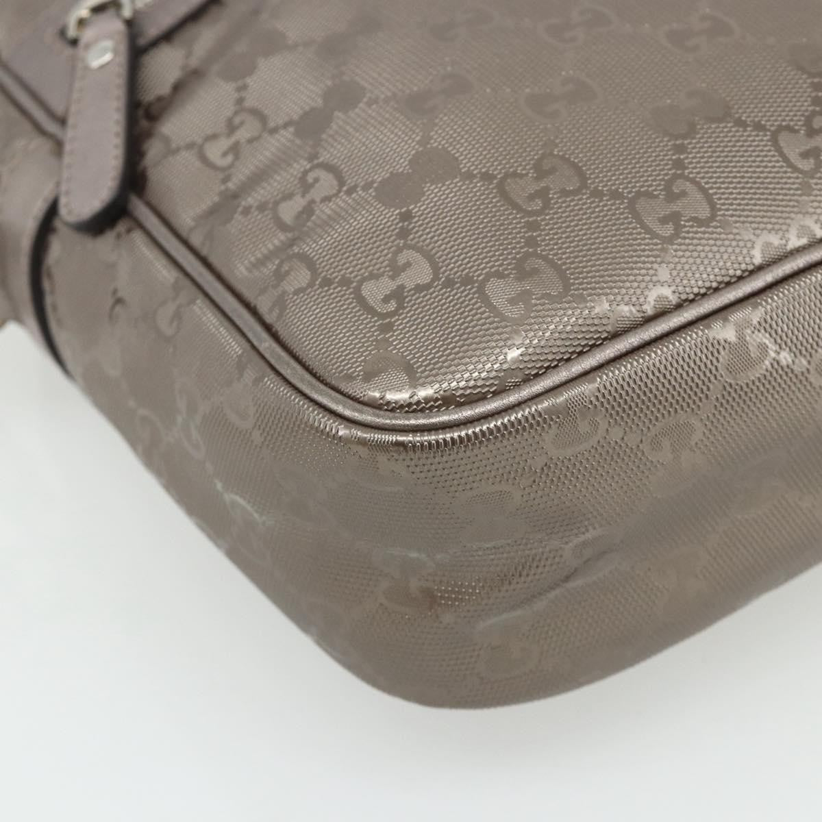 Gucci Zip Gg Imprime Pink Canvas Backpack Bag (Pre-Owned)