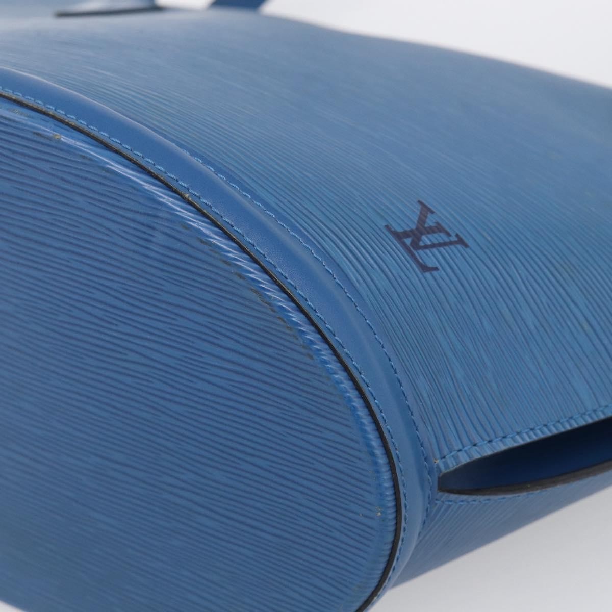 Louis Vuitton Saint Jacques Epi Leather Blue Leather Handbag (Pre-Owned)
